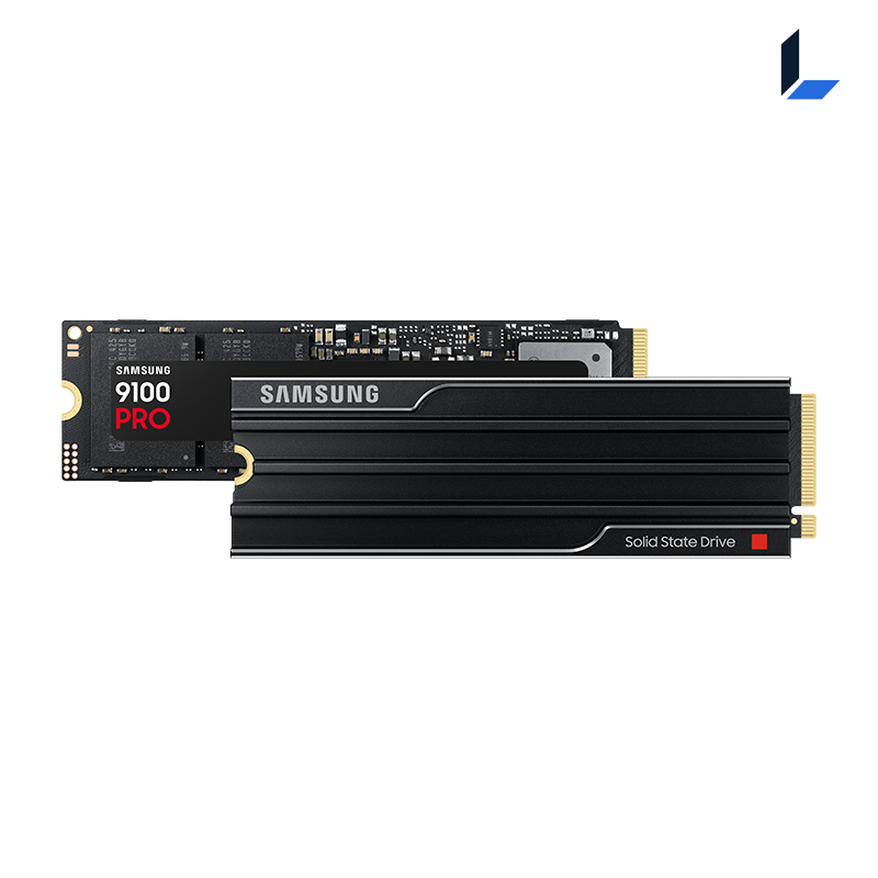 samsung-9100-pro-heatsink-001 اس اس دی اینترنال سامسونگ 9100 PRO هیتسینک M.2 2280 NVMe ظرفیت 1 ترابایت - تصویر 1